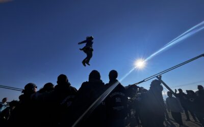 Yorgos Avgeropoulos shares on ShortStories.gr his experience from the Nalukataq festival in Alaska, during the filming of Mankind’s Folly